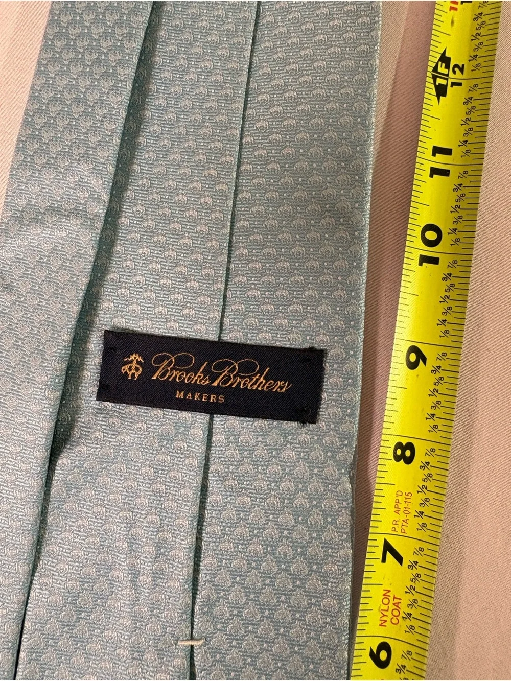 Brooks Brothers Light Blue Microdot Silk Tie